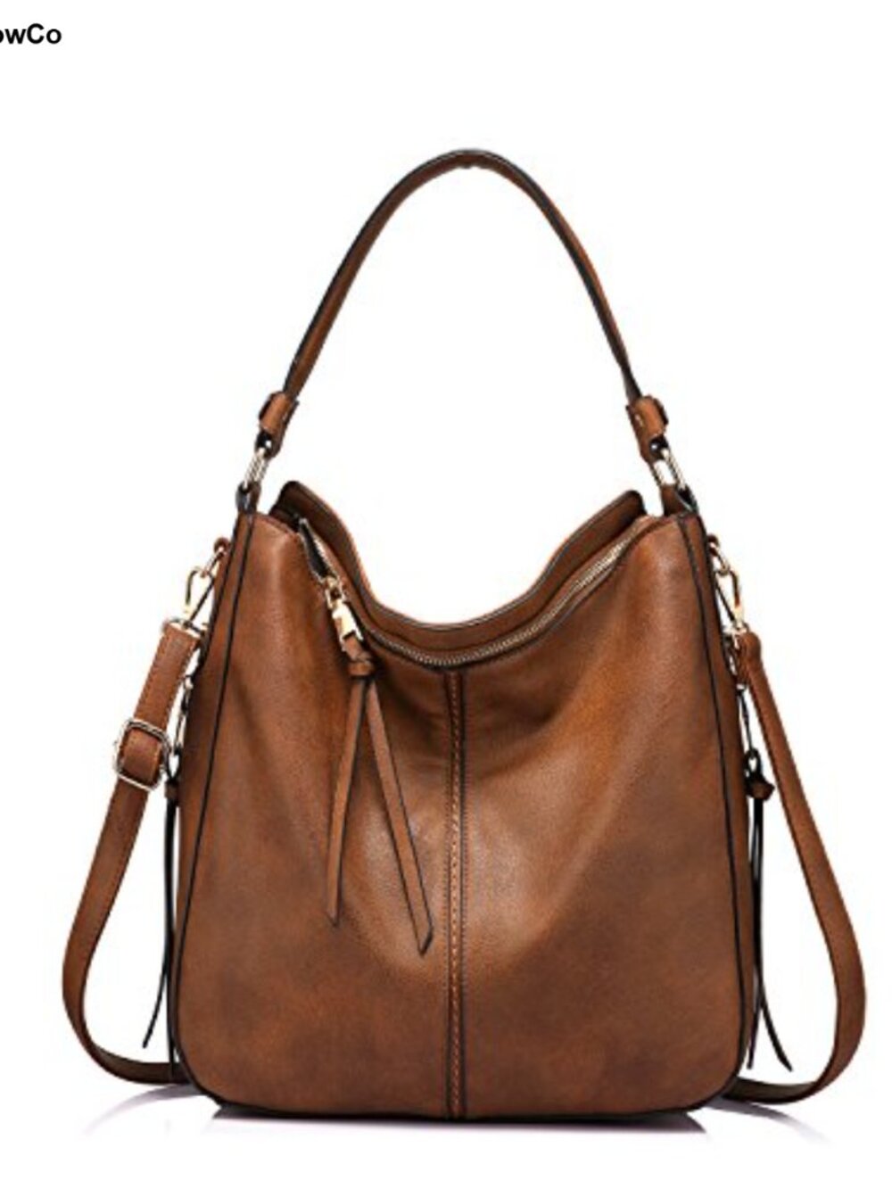 Hobo Crossbody Bag for Women, Large Designer Shoulder Purse Handbag with Tassels
